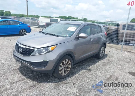 2015 Kia Sportage Lx from USA, damaged, VIN KNDPB3AC7F7736162
